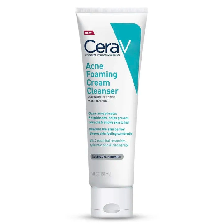 Acne Foaming Cream Face Wash | Anti Acne Cleanser | Deep Cleansing Face Wash for Pimples & Breakouts | Acne Control | Oil Contro l & Skin Soothing Daily Cleanser | Best for Acne Prone Skin Men & Women