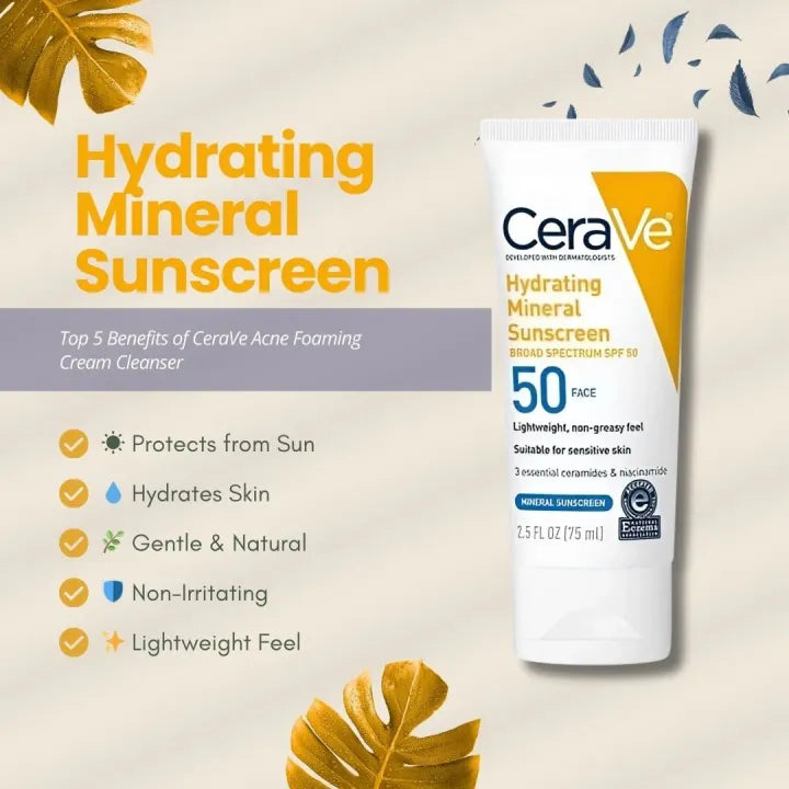 CeraVe 4 in 1 Skincare Kit – Face Wash, Retinol Serum, Night Cream & Sunscreen SPF | Complete Daily Skin Care Set for Glowing & Acne-Free Skin