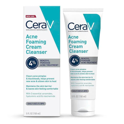 Acne Foaming Cream Face Wash | Anti Acne Cleanser | Deep Cleansing Face Wash for Pimples & Breakouts | Acne Control | Oil Contro l & Skin Soothing Daily Cleanser | Best for Acne Prone Skin Men & Women