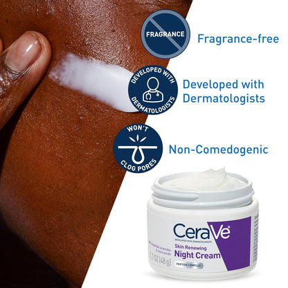 Skin Renewing Night Cream with Peptides & Hyaluronic Acid
