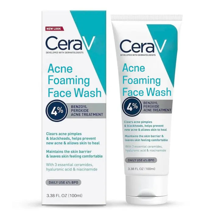 Acne Foaming Cream Face Wash | Anti Acne Cleanser | Deep Cleansing Face Wash for Pimples & Breakouts | Acne Control | Oil Contro l & Skin Soothing Daily Cleanser | Best for Acne Prone Skin Men & Women